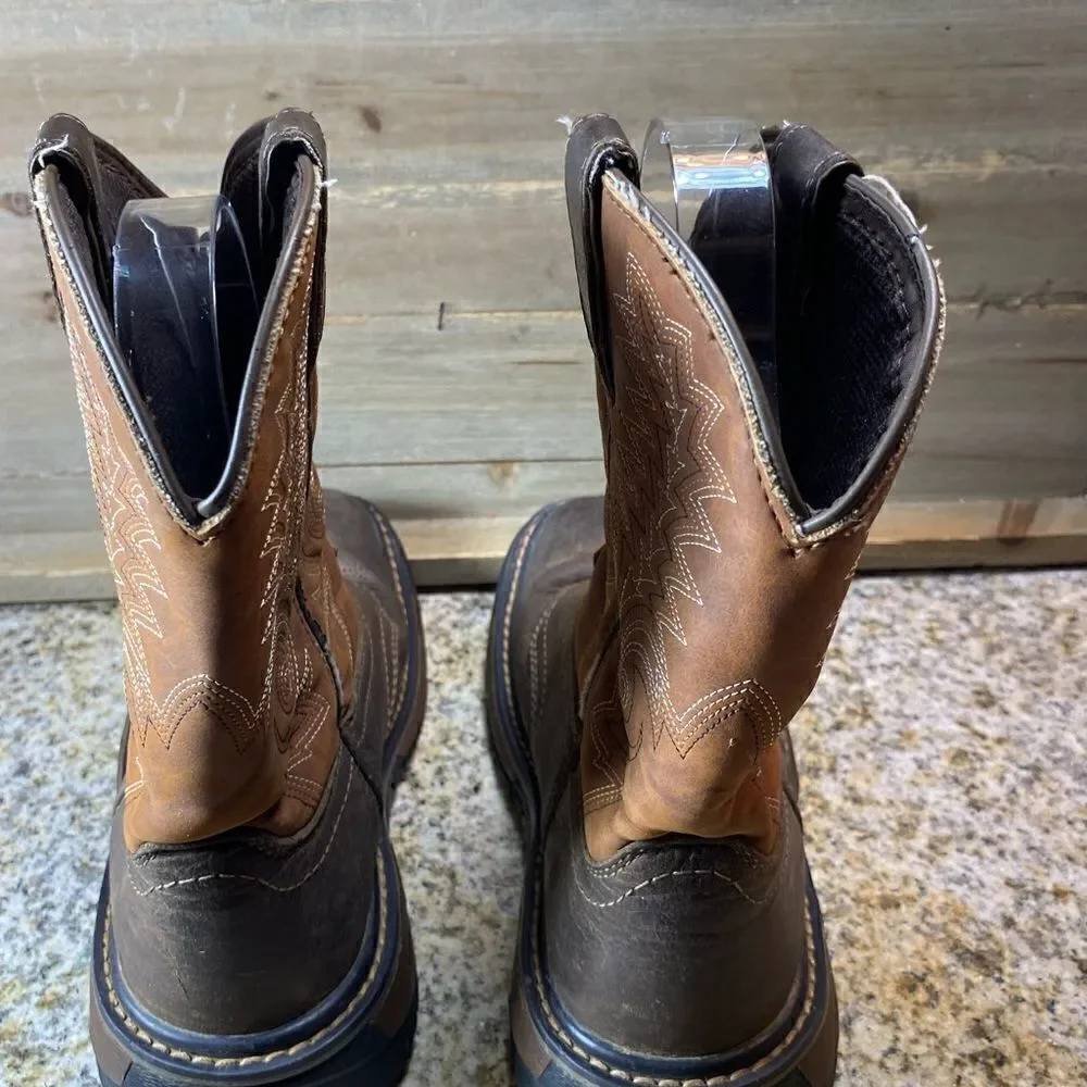 ✅Rocky Boots 8”    Western brown leather